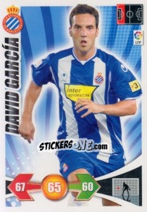 Cromo David Garcia - Liga BBVA 2009-2010. Adrenalyn XL - Panini