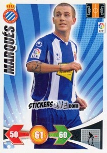 Sticker Marques - Liga BBVA 2009-2010. Adrenalyn XL n. 102 - Panini