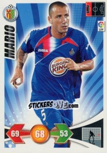 Sticker Mario - Liga BBVA 2009-2010. Adrenalyn XL n. 114 - Panini
