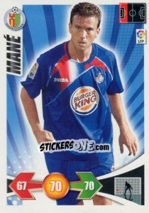 Figurina Mane - Liga BBVA 2009-2010. Adrenalyn XL - Panini