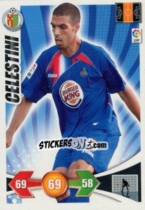 Sticker Celestini - Liga BBVA 2009-2010. Adrenalyn XL n. 117 - Panini