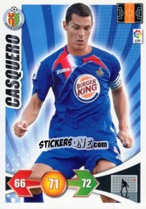 Sticker Casquero - Liga BBVA 2009-2010. Adrenalyn XL - Panini