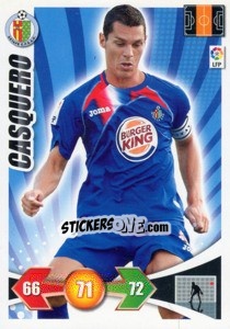 Sticker Casquero - Liga BBVA 2009-2010. Adrenalyn XL n. 118 - Panini