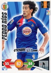 Sticker Pedro Rios - Liga BBVA 2009-2010. Adrenalyn XL - Panini