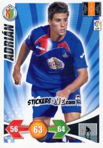 Sticker Adrian - Liga BBVA 2009-2010. Adrenalyn XL n. 122 - Panini