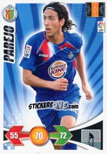 Figurina Parejo - Liga BBVA 2009-2010. Adrenalyn XL - Panini