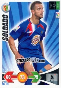 Sticker Soldado - Liga BBVA 2009-2010. Adrenalyn XL n. 125 - Panini