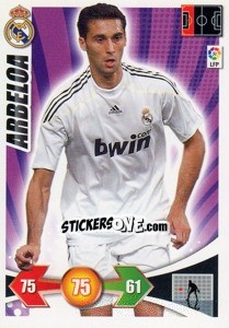 Sticker Arbeloa - Liga BBVA 2009-2010. Adrenalyn XL n. 129 - Panini