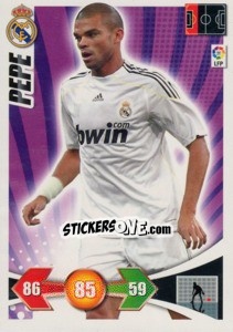 Sticker Pepe - Liga BBVA 2009-2010. Adrenalyn XL - Panini