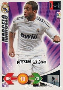 Cromo Marcelo - Liga BBVA 2009-2010. Adrenalyn XL - Panini