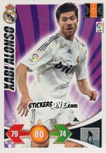 Sticker Xabi Alonso - Liga BBVA 2009-2010. Adrenalyn XL n. 135 - Panini