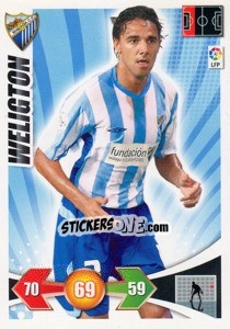 Sticker Weligton - Liga BBVA 2009-2010. Adrenalyn XL - Panini