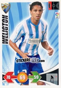 Sticker Weligton - Liga BBVA 2009-2010. Adrenalyn XL n. 147 - Panini