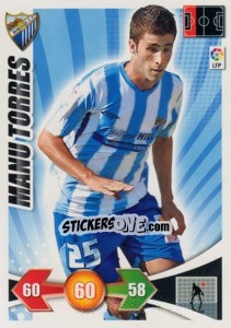 Sticker Manu Torres - Liga BBVA 2009-2010. Adrenalyn XL n. 151 - Panini