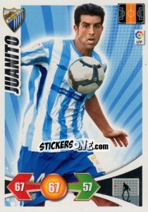 Sticker Juanito - Liga BBVA 2009-2010. Adrenalyn XL n. 152 - Panini