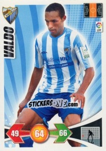 Sticker Valdo - Liga BBVA 2009-2010. Adrenalyn XL n. 155 - Panini