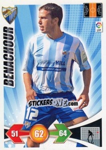 Sticker Benachour - Liga BBVA 2009-2010. Adrenalyn XL n. 156 - Panini