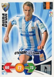 Figurina Duda - Liga BBVA 2009-2010. Adrenalyn XL - Panini