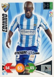 Sticker Edinho - Liga BBVA 2009-2010. Adrenalyn XL n. 160 - Panini