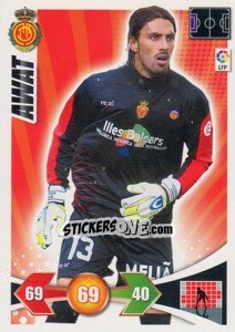 Sticker Awat - Liga BBVA 2009-2010. Adrenalyn XL n. 163 - Panini