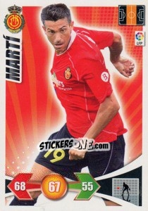 Sticker Marti - Liga BBVA 2009-2010. Adrenalyn XL n. 171 - Panini