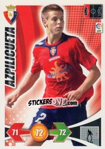Sticker Azpilicueta - Liga BBVA 2009-2010. Adrenalyn XL n. 182 - Panini