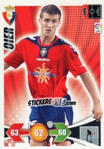 Sticker Oier - Liga BBVA 2009-2010. Adrenalyn XL n. 183 - Panini