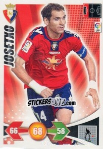 Sticker Josetxo - Liga BBVA 2009-2010. Adrenalyn XL n. 184 - Panini