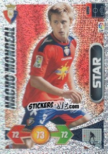 Sticker Nacho Monreal (S) - Liga BBVA 2009-2010. Adrenalyn XL n. 187 - Panini