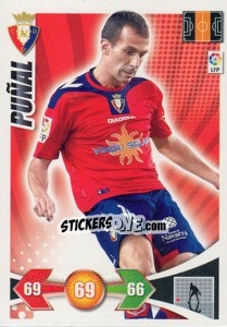 Sticker Punal - Liga BBVA 2009-2010. Adrenalyn XL - Panini