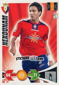 Figurina Nekounam - Liga BBVA 2009-2010. Adrenalyn XL - Panini