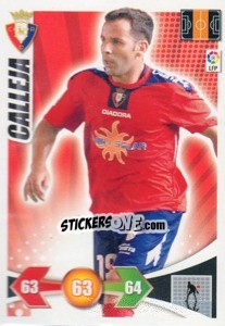 Sticker Calleja - Liga BBVA 2009-2010. Adrenalyn XL n. 193 - Panini