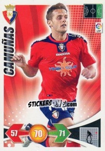 Sticker Camunas - Liga BBVA 2009-2010. Adrenalyn XL n. 195 - Panini