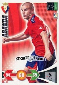 Figurina Aranda - Liga BBVA 2009-2010. Adrenalyn XL n. 197 - Panini
