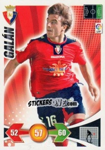 Cromo Galan - Liga BBVA 2009-2010. Adrenalyn XL n. 198 - Panini