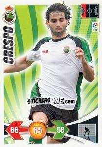 Sticker Crespo - Liga BBVA 2009-2010. Adrenalyn XL n. 201 - Panini