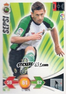 Sticker Sepsi - Liga BBVA 2009-2010. Adrenalyn XL n. 205 - Panini