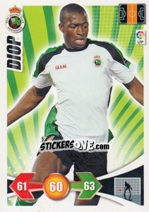 Cromo Diop - Liga BBVA 2009-2010. Adrenalyn XL - Panini