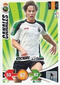 Sticker Canales - Liga BBVA 2009-2010. Adrenalyn XL n. 210 - Panini