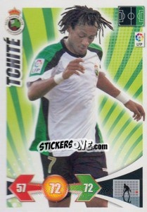 Sticker Tchite - Liga BBVA 2009-2010. Adrenalyn XL n. 214 - Panini
