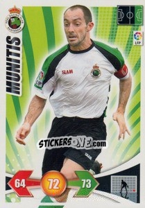 Sticker Munitis - Liga BBVA 2009-2010. Adrenalyn XL n. 216 - Panini