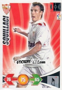 Sticker Squillaci - Liga BBVA 2009-2010. Adrenalyn XL n. 220 - Panini