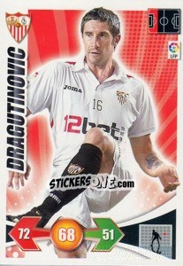 Sticker Dragutinovic - Liga BBVA 2009-2010. Adrenalyn XL n. 221 - Panini