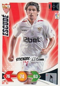 Sticker Escude - Liga BBVA 2009-2010. Adrenalyn XL n. 222 - Panini