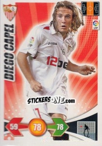 Sticker Diego Capel - Liga BBVA 2009-2010. Adrenalyn XL - Panini