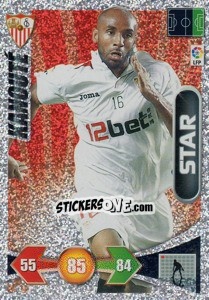 Cromo Kanoute (S) - Liga BBVA 2009-2010. Adrenalyn XL - Panini