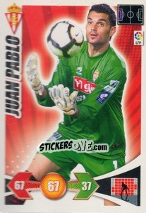 Sticker Juan Pablo - Liga BBVA 2009-2010. Adrenalyn XL n. 235 - Panini