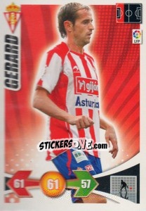 Cromo Gerard - Liga BBVA 2009-2010. Adrenalyn XL - Panini