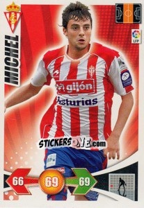 Sticker Michel - Liga BBVA 2009-2010. Adrenalyn XL n. 242 - Panini