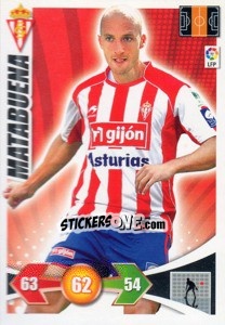 Sticker Matabuena - Liga BBVA 2009-2010. Adrenalyn XL n. 244 - Panini